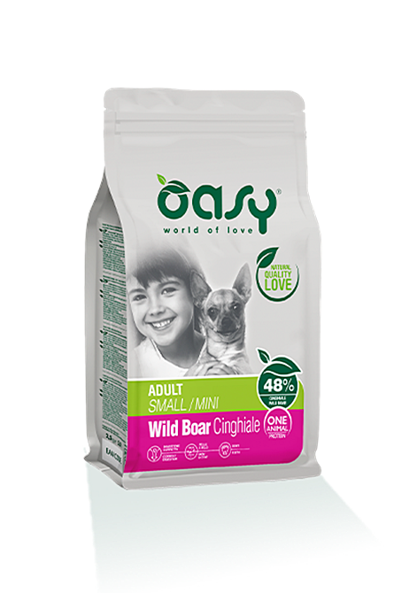 Oasy One Animal Protein Dry dzik adult małe rasy 2,5 kg