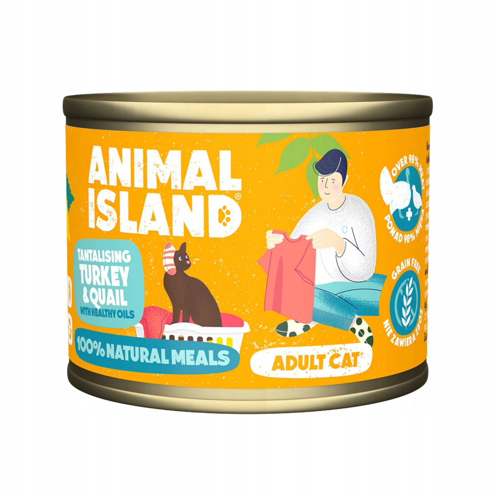 Animal Island Everyday Sensitive indyk, przepiórka kawałki adult 200 g