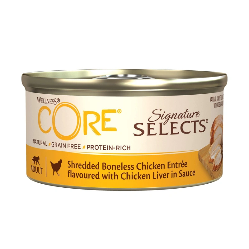 Wellness CORE Signature Selects kurczak, wątróbka w sosie adult 79 g