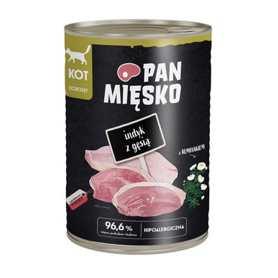 Pan Mięsko gęś, indyk adult 400 g × 24