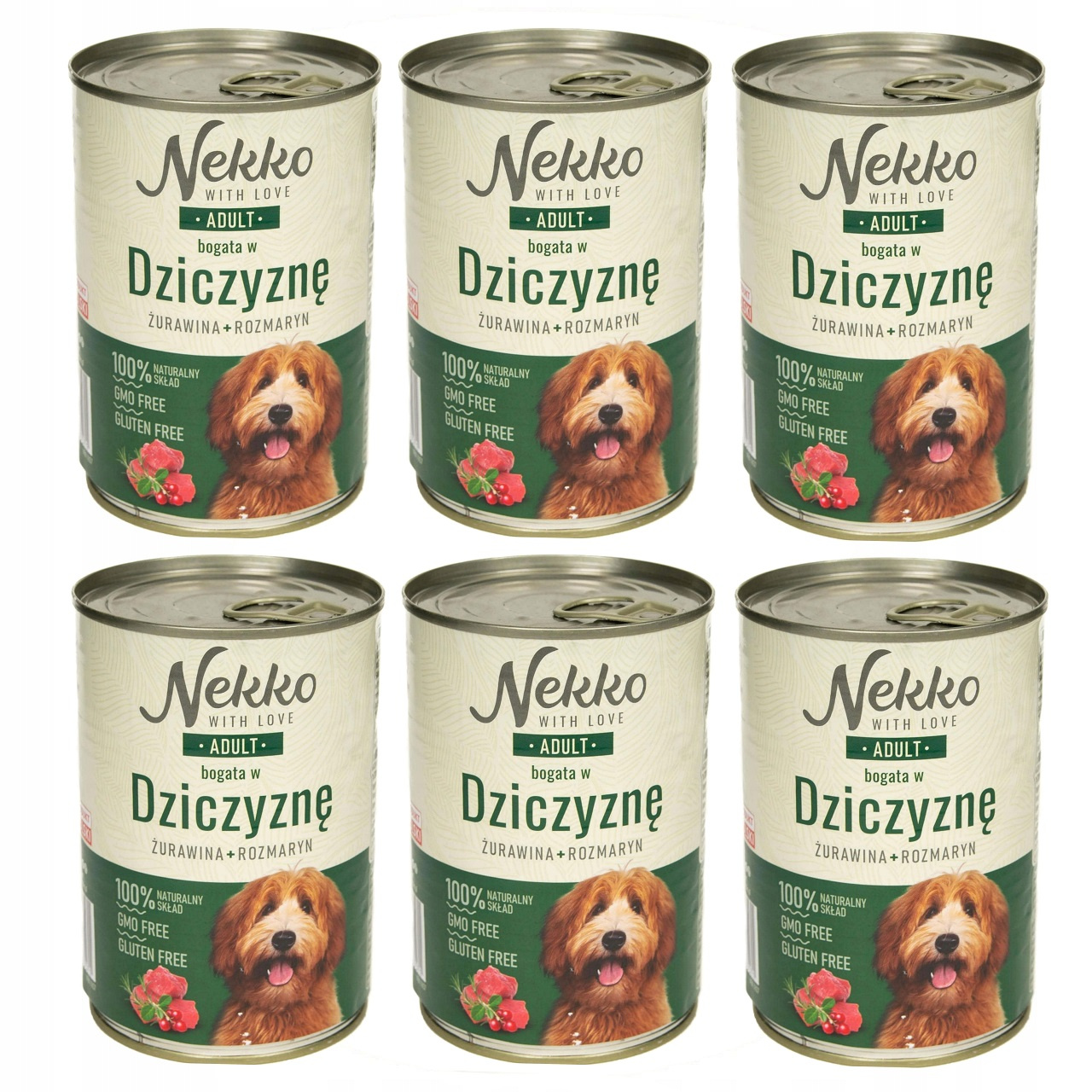 Nekko dziczyzna 400 g × 6