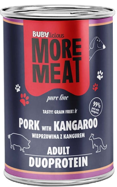 Buba More Meat kangur, wieprzowina 400 g