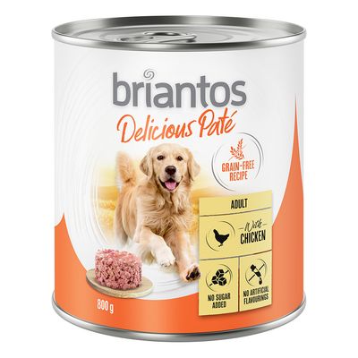 Briantos Delicious Paté kurczak adult 800 g × 24