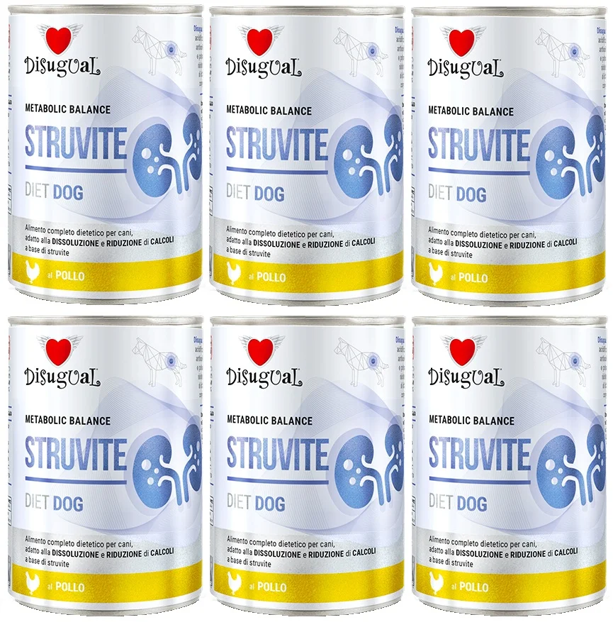 Disugual Diet Urinary Struvite kurczak 400 g × 6