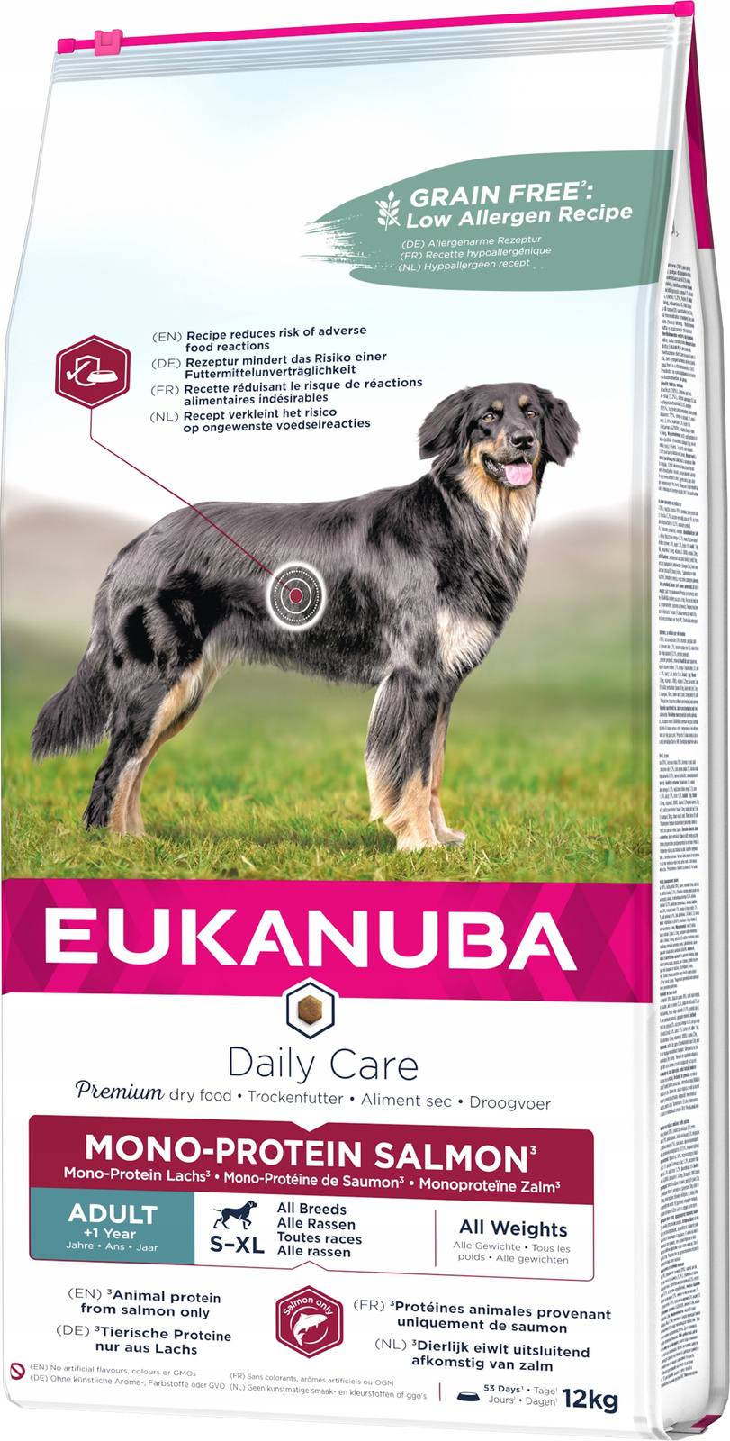 Eukanuba Daily Care łosoś adult 12 kg
