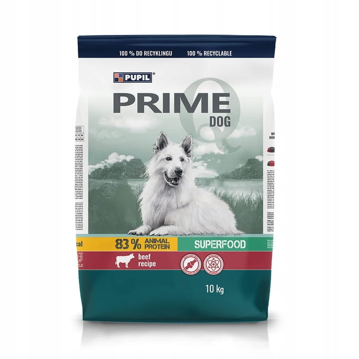 Pupil Prime wołowina z warzywami adult 10 kg