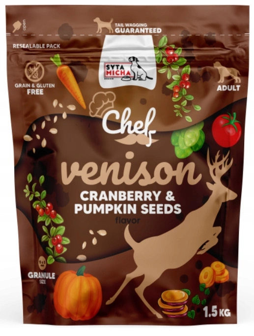 Syta Micha CHEF dziczyzna adult 1,5 kg