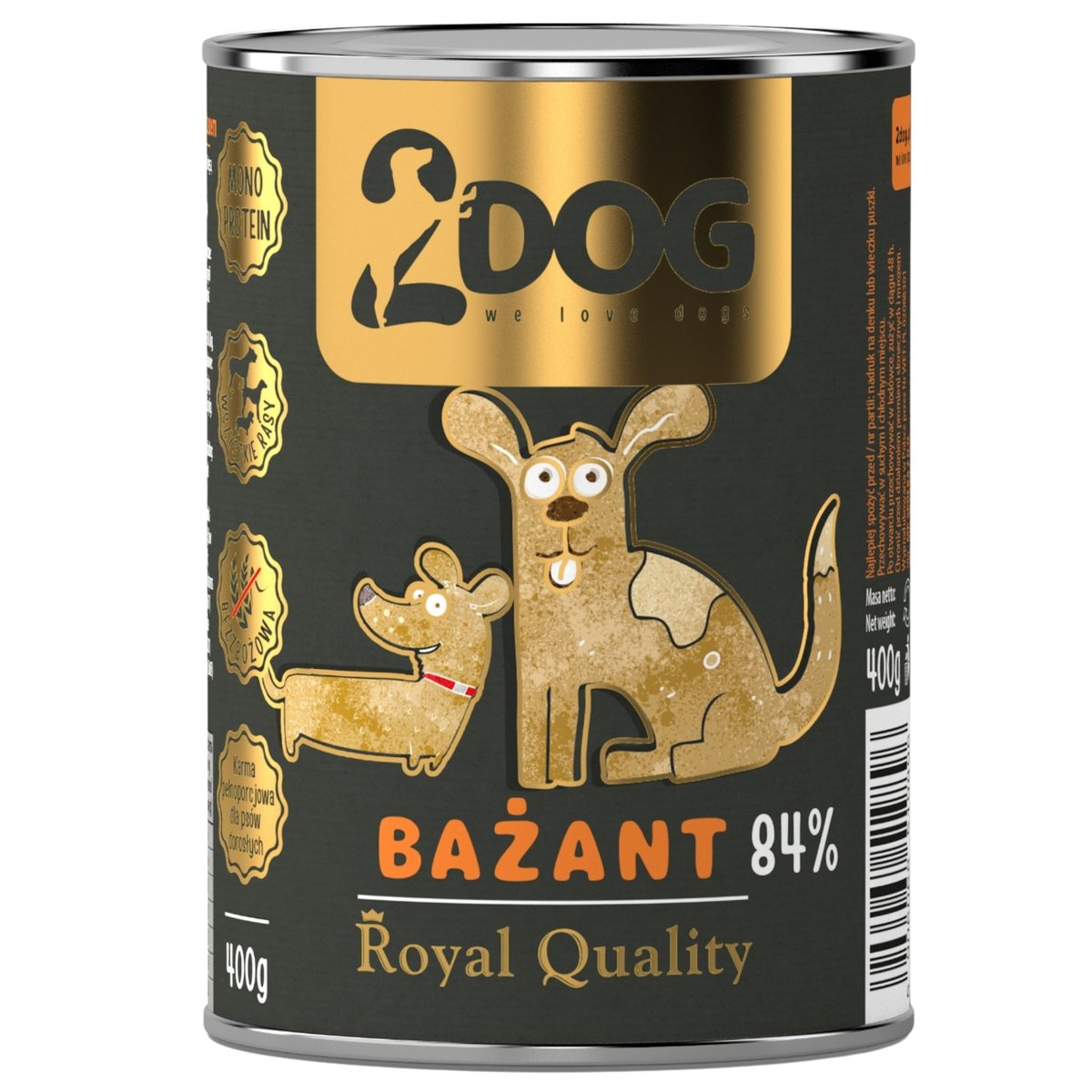 2Dog Royal Quality bażant adult 400 g