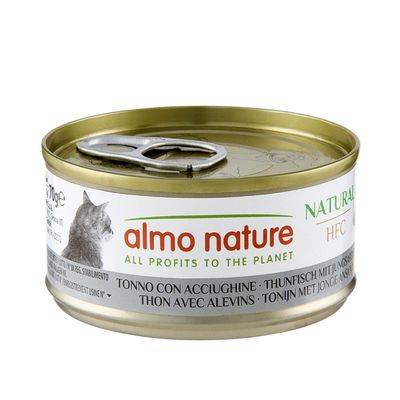 Almo Nature Hfc Natural sardynka, tuńczyk w bulionie adult 70 g × 6