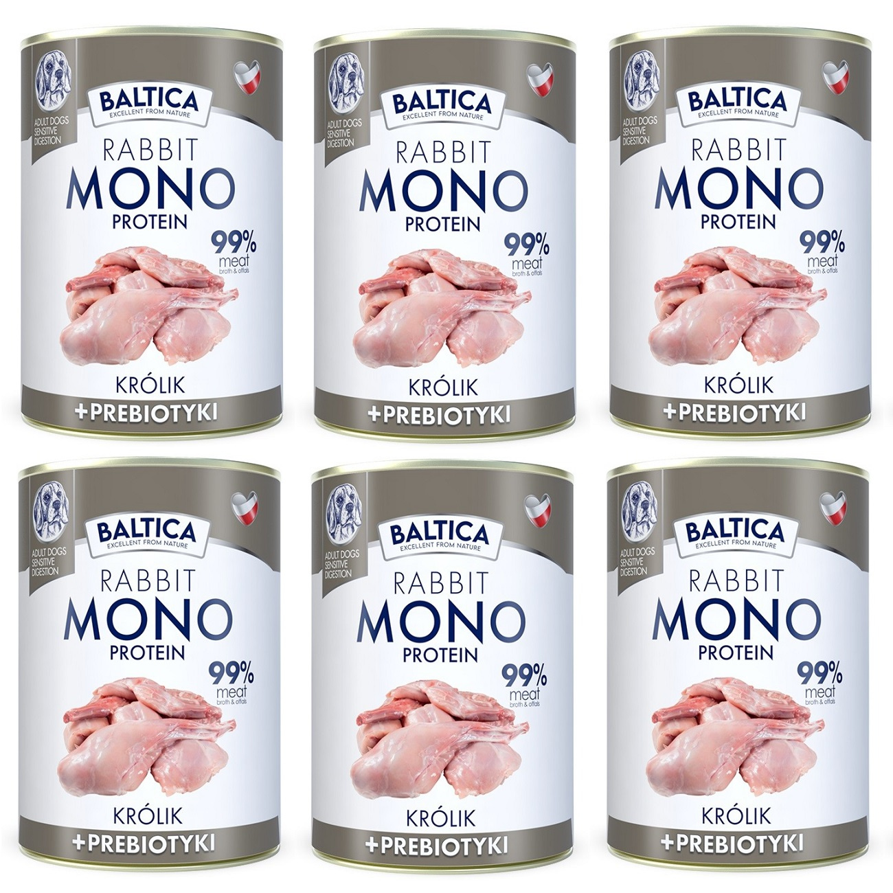 Baltica królik 400 g × 6