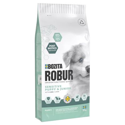 Bozita Robur Sensitive Grain Free jagnięcina puppy 12 kg × 2