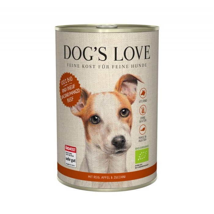 Dog's Love Bio wołowina adult 400 g