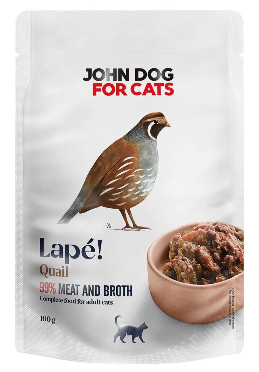 John Dog For Cats przepiórka pasztet adult 100 g