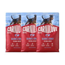 Carnilove Active indyk, łosoś adult małe rasy 4 kg × 3