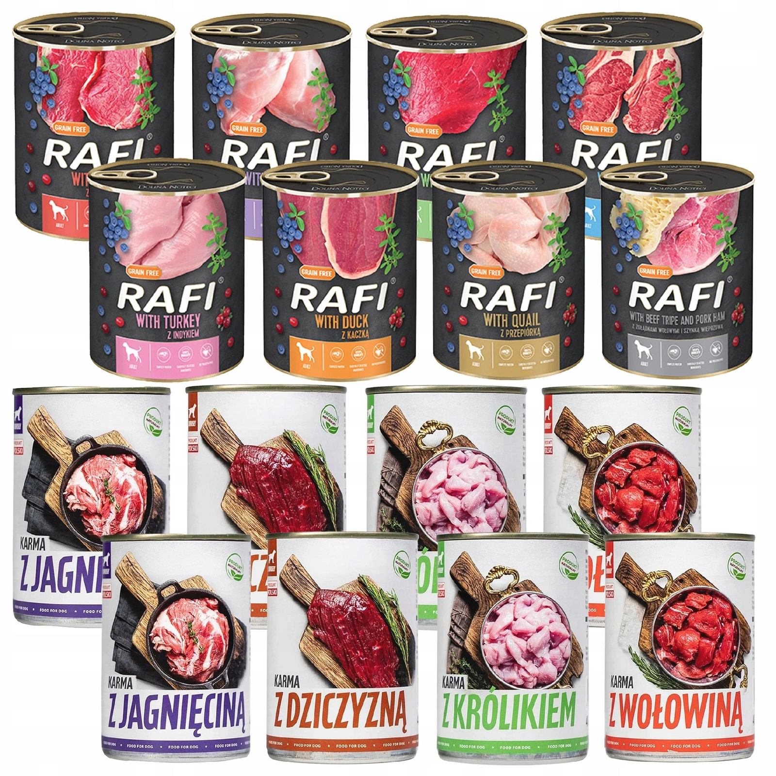 Rafi Tuf Tuf mix smaków 800 g × 16