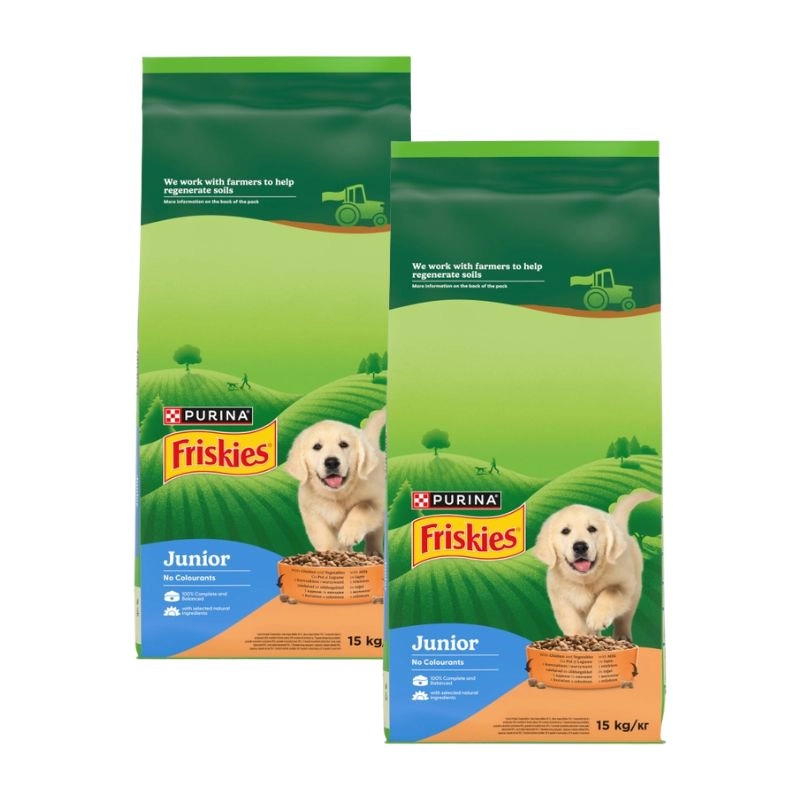 Purina Friskies 5 Promises kurczak puppy 15 kg × 2