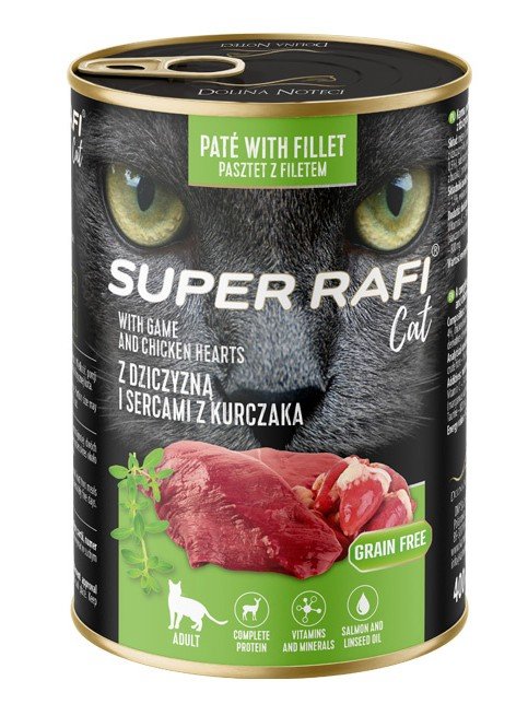 Rafi Super Rafi dziczyzna, kurczak kawałki adult 400 g