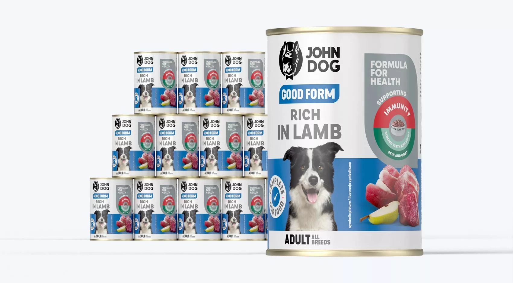John Dog Good Form jagnięcina adult 400 g