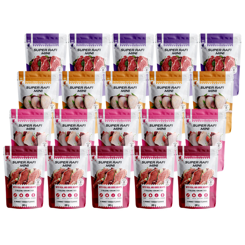 Rafi Super Rafi Mini adult małe rasy 100 g × 20