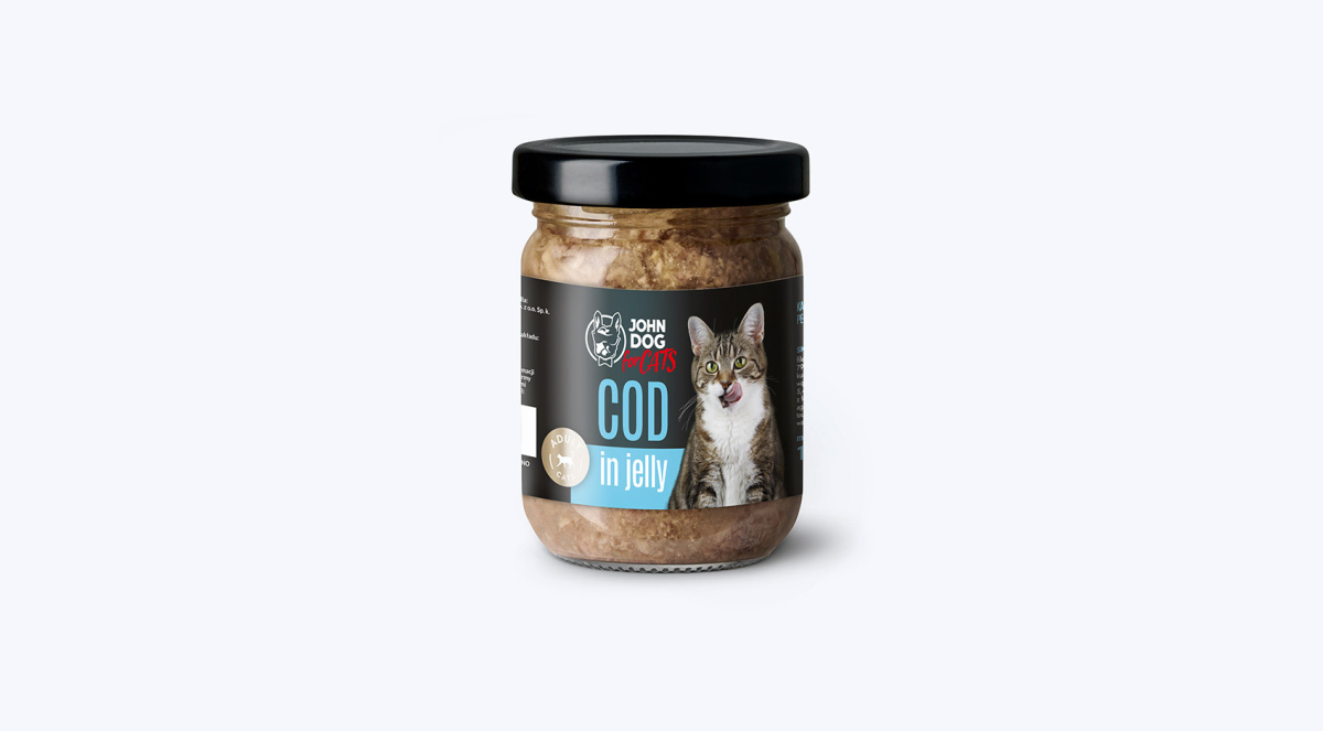 John Dog For Cats dorsz w galaretce adult 100 g
