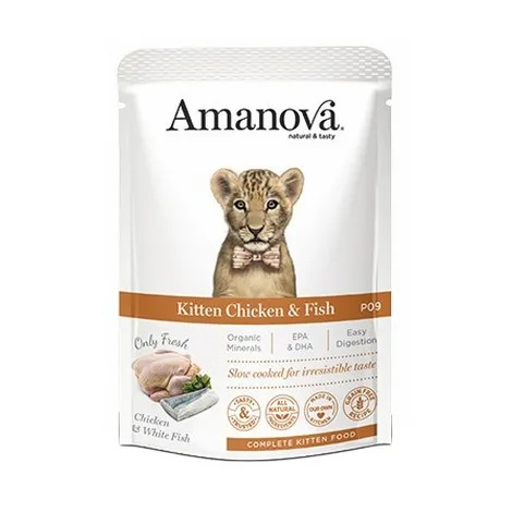 Amanova kurczak, ryba kitten 85 g