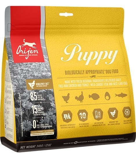 Orijen Puppy indyk, kurczak, ryby puppy 340 g