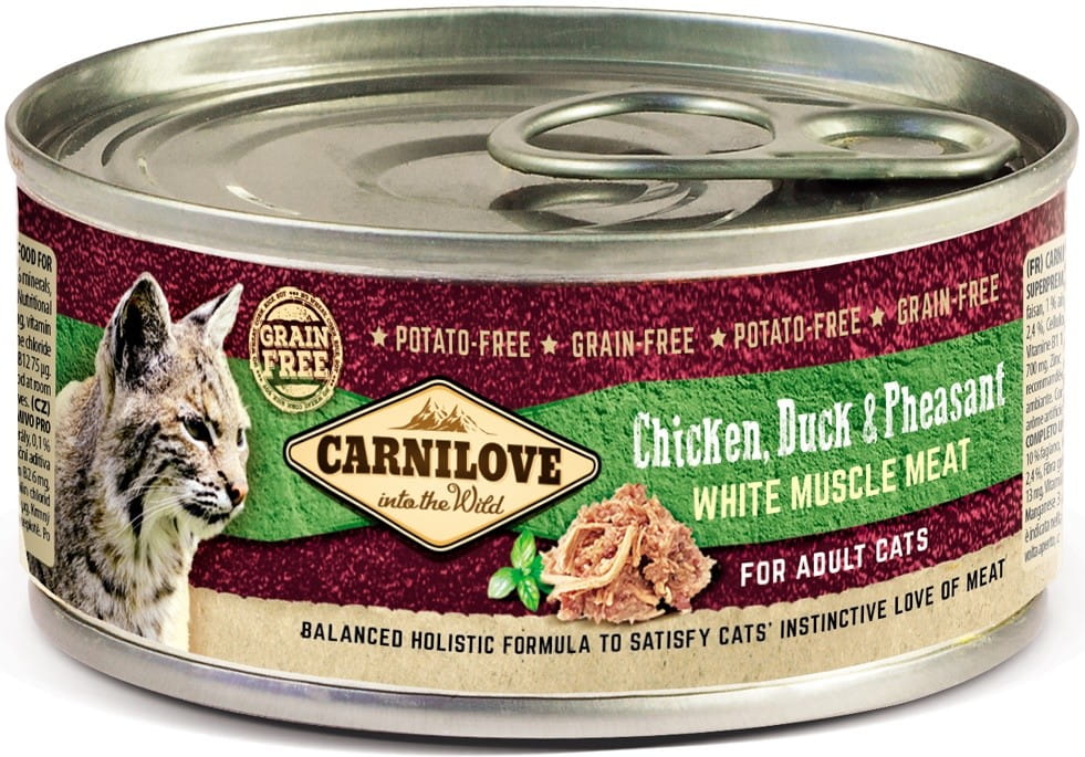 Carnilove kurczak, kaczka, bażant pasztet adult 100 g