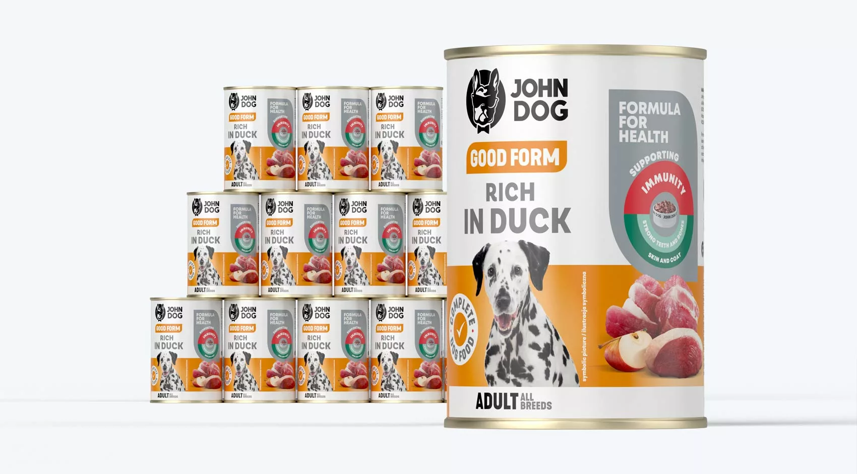 John Dog Good Form kaczka adult 400 g