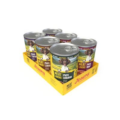 Josera Meat Lovers Pure indyk, jagnięcina, kurczak, wołowina adult 800 g × 6