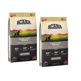 Acana Heritage Light & Fit kurczak 11.4 kg × 2