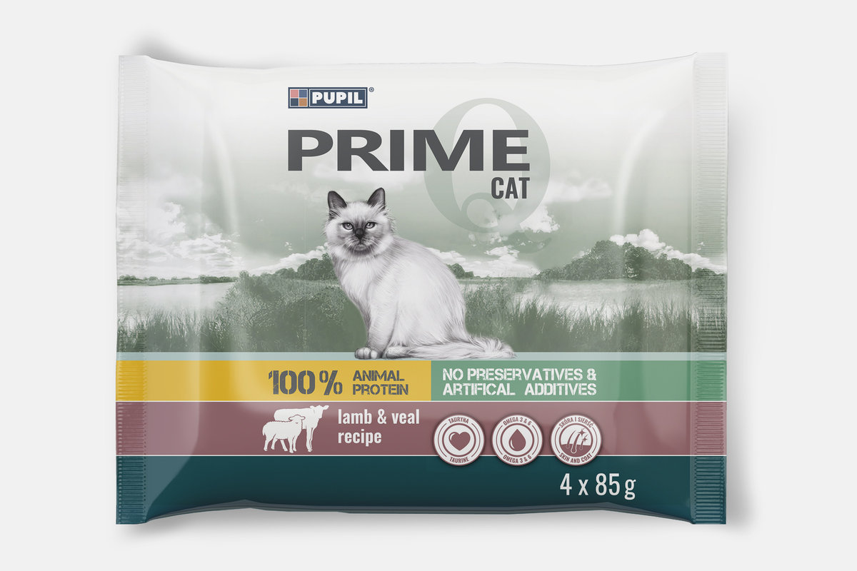 Pupil Prime mix smaków adult 85 g × 4