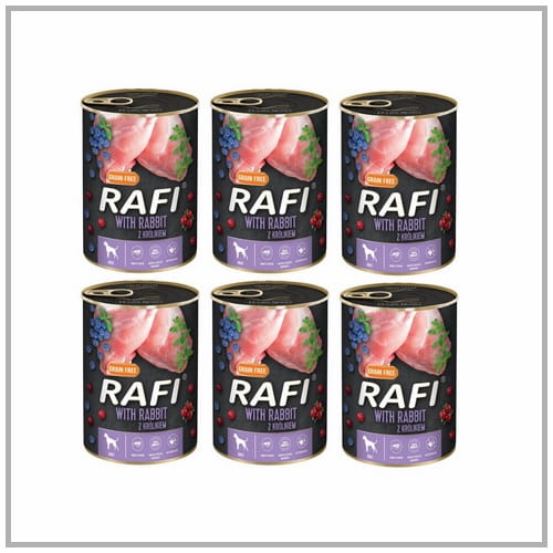 Rafi królik adult 400 g × 6