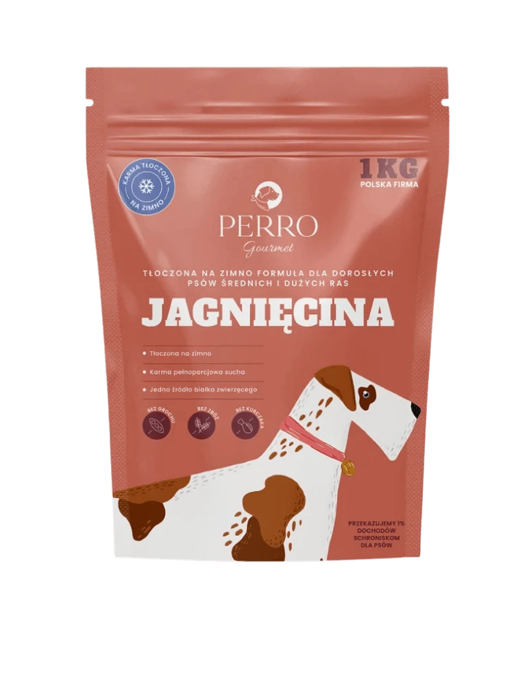 Perro Gourmet jagnięcina adult średnie i duże rasy 1 kg