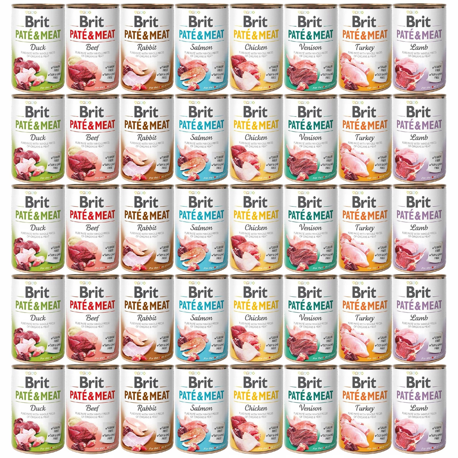 Brit Pate & Meat 400 g × 40