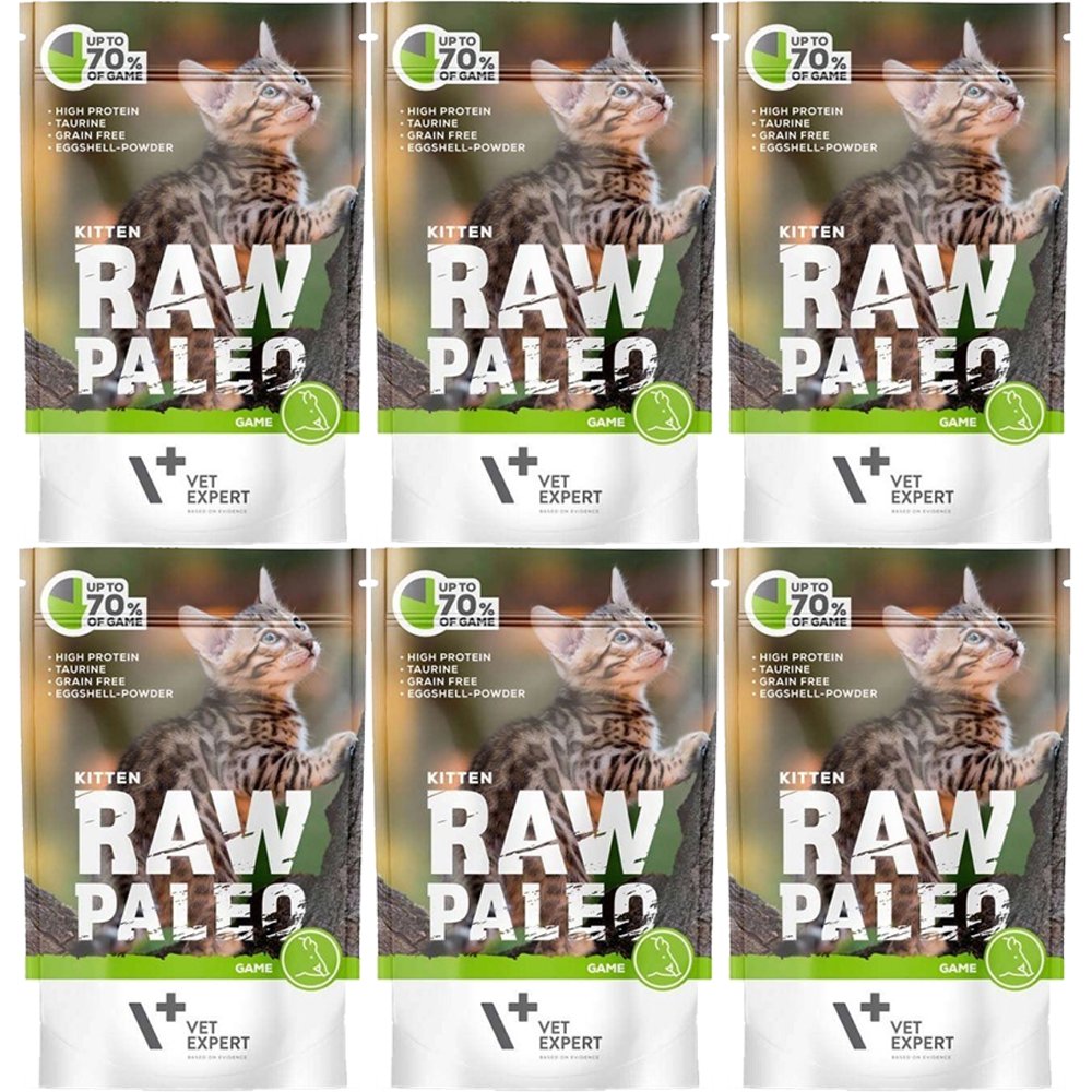 VetExpert Raw Paleo dziczyzna kitten 100 g × 6