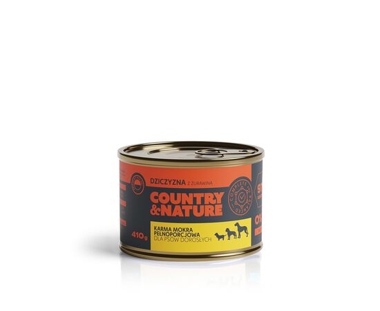 Country & Nature dziczyzna adult 410 g