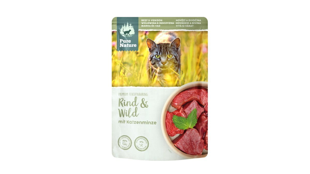 Pure Nature dziczyzna, wołowina adult 85 g