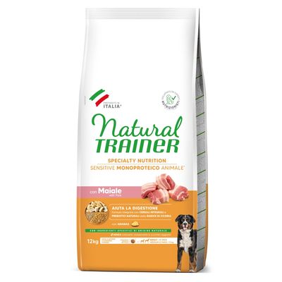 Trainer Sensitive wieprzowina adult, średnie rasy, duże rasy 12 kg