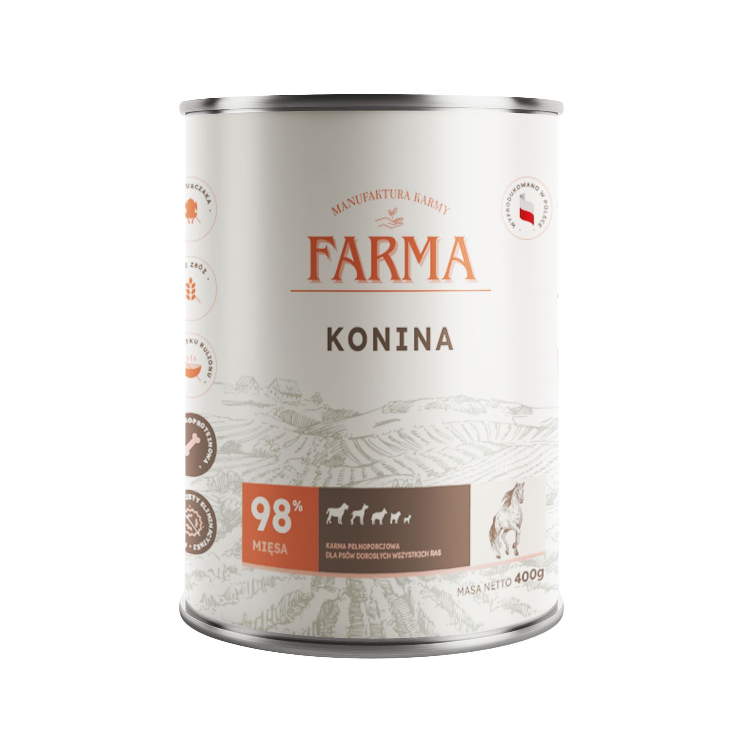 Farma Select konina adult 400 g × 6