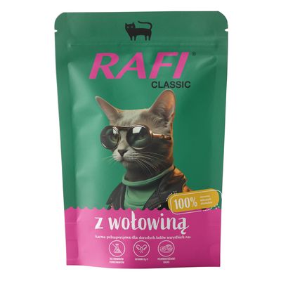 Rafi Classic wołowina adult 100 g × 20