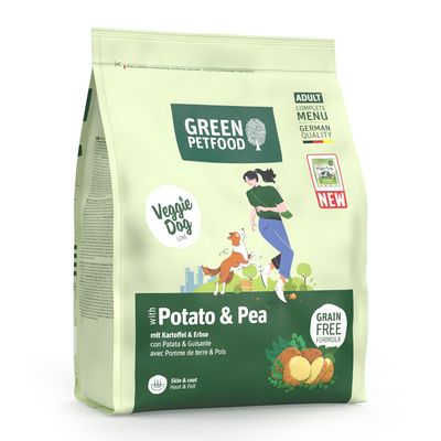 Green Petfood ziemniaki, groszek adult 900 g