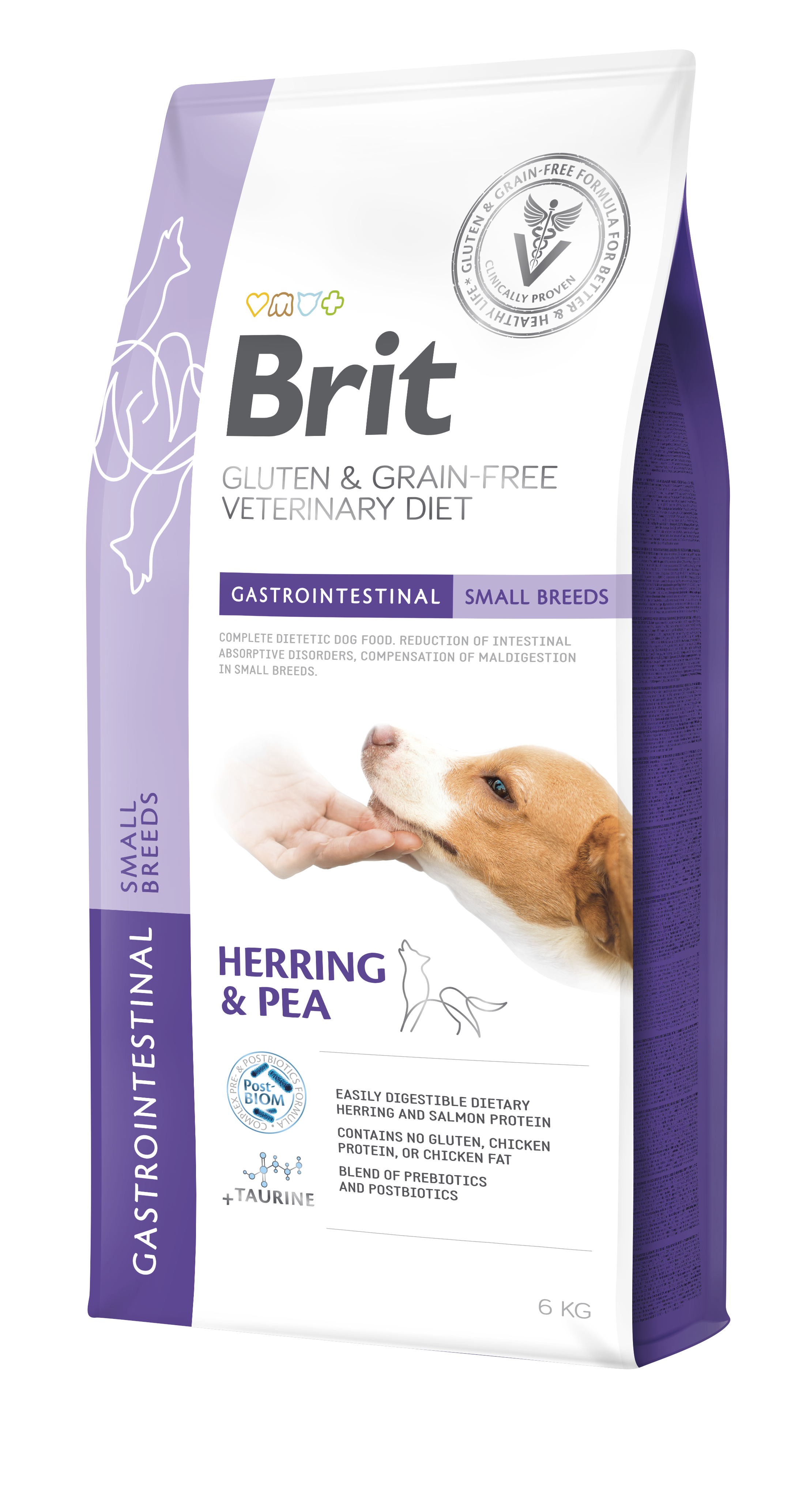 Brit Veterinary Diet Grain-Free Gastrointestinal łosoś, śledź małe rasy 6 kg