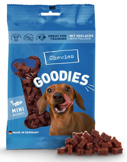 Chewies Goodies łosoś małe rasy 125 g