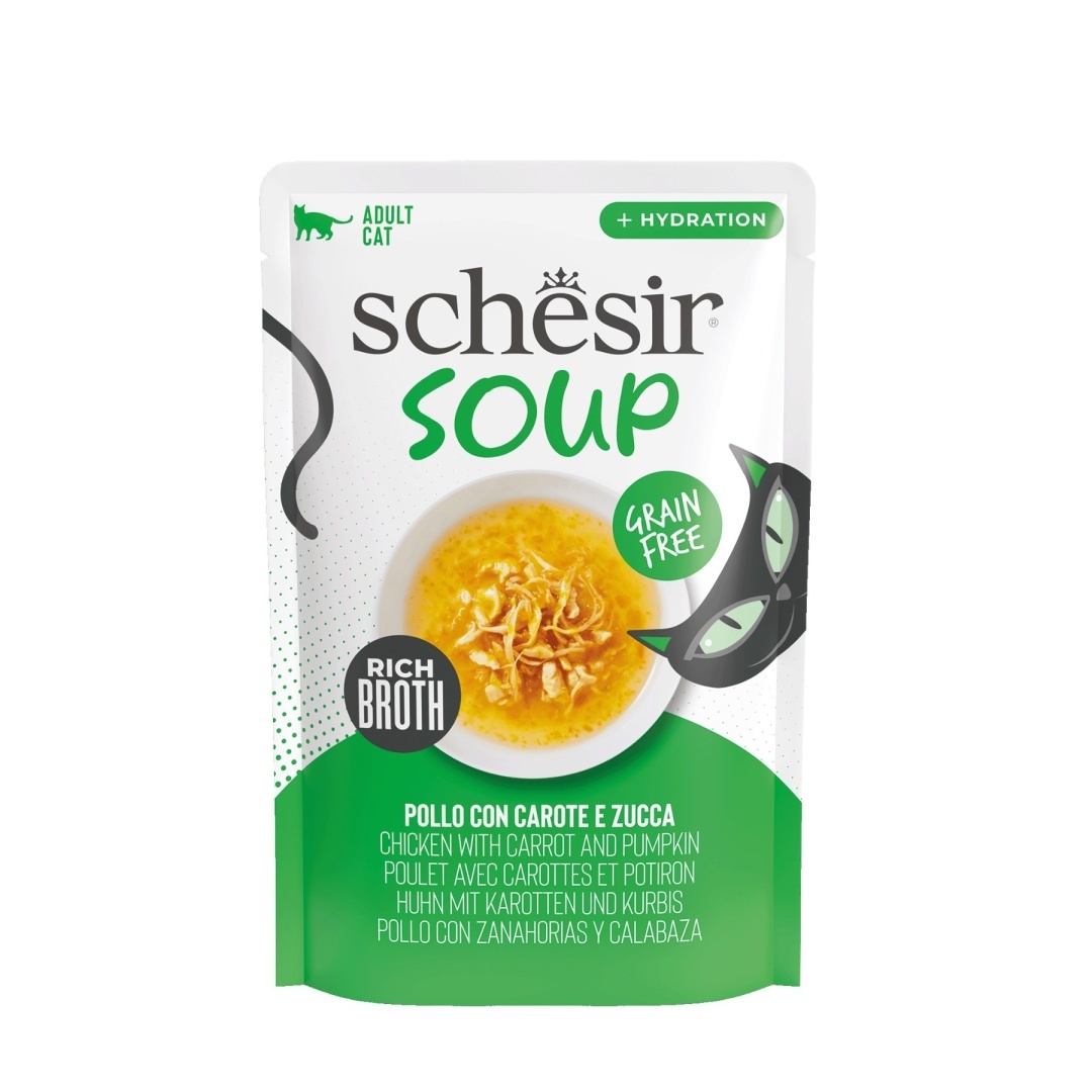 Schesir Soup kurczak z dynią w bulionie adult 40 g