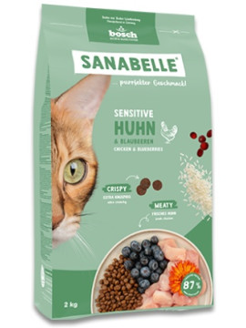 Sanabelle Sensitive kurczak adult 2 kg
