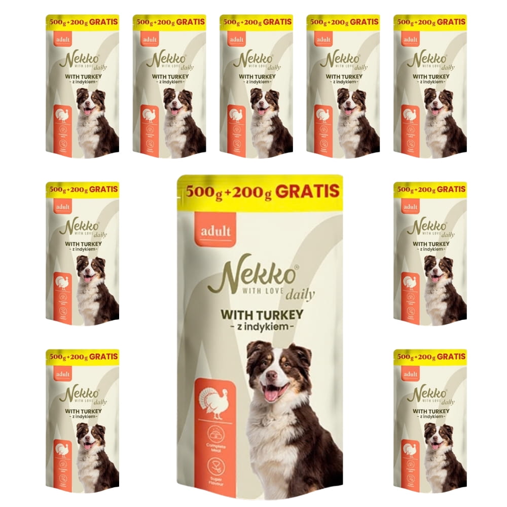 Nekko Daily indyk 700 g × 10