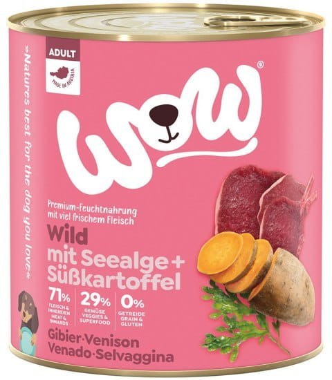 WOW Wild dziczyzna adult 800 g