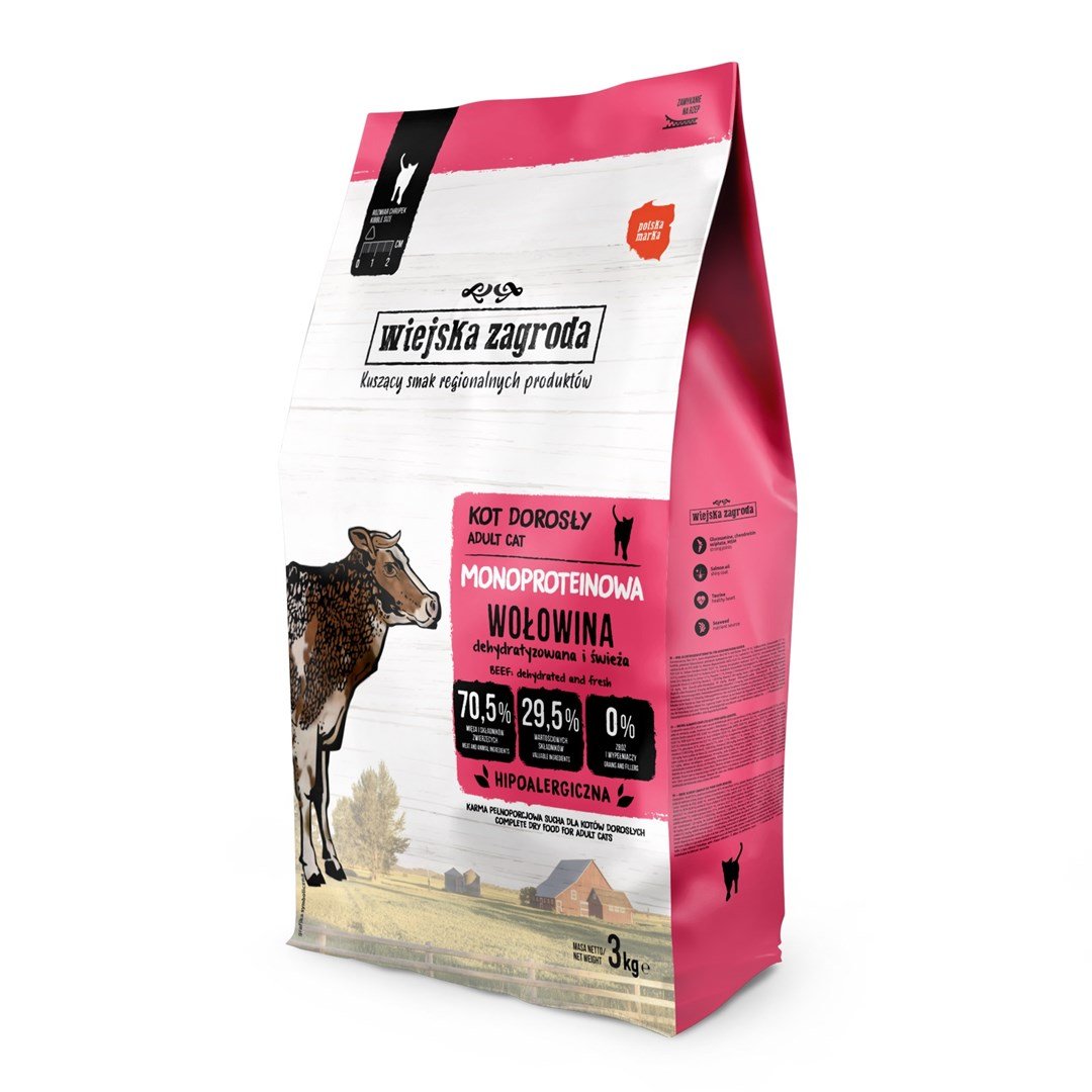 Wiejska Zagroda Digestive Sensitive wołowina adult 3 kg