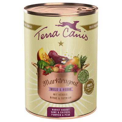 Terra Canis Marktragout dziczyzna, kurczak 385 g × 12