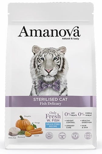 Amanova Sterilised ryby 4 kg